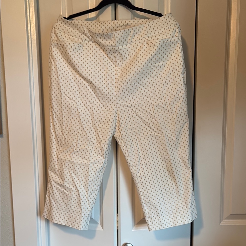 Chic Cream Polka Dot Pants